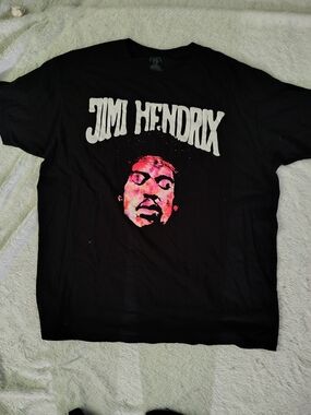 Jimi Hendrix Black Short Sleeve Graphic Tee